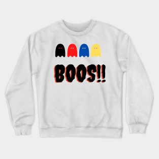 boos! colorful little ghosts Crewneck Sweatshirt